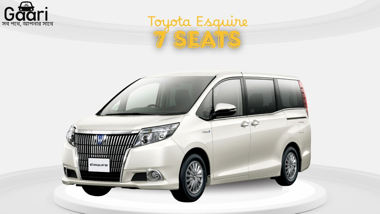 Toyota Esquire luxury minivan for rent in Bangladesh